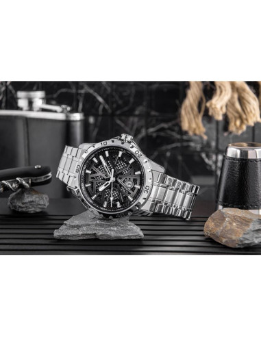 Zegarek męski skmei 9337sibk + box