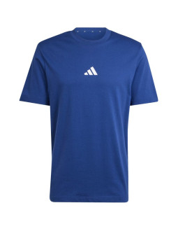 Koszulka męska adidas essentials small logo single jersey niebieska jf1093 2