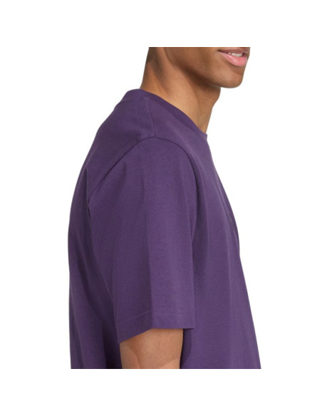 Koszulka męska adidas essentials small logo single jersey fioletowa jw6232