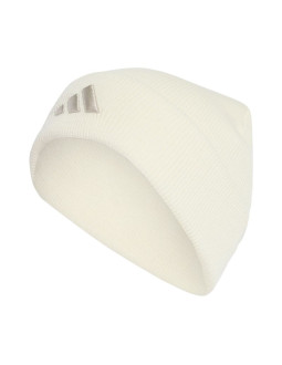 Czapka adidas new logo beanie cuff kremowa jx5745