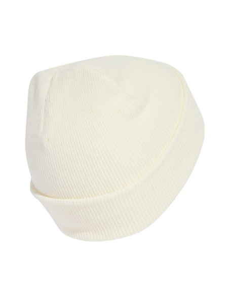 Czapka adidas new logo beanie cuff kremowa jx5745