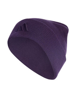 Czapka adidas new logo beanie cuff fioletowa jx5748