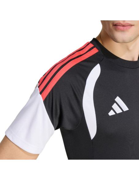 Koszulka męska adidas tiro 26 league jersey czarno-biało-czerwona kb1357