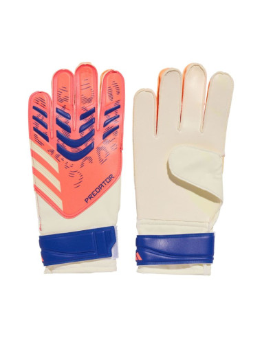 Rękawice bramkarskie adidas predator glove training biało-pomarańczowe jn5355
