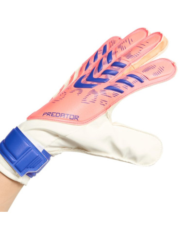 Rękawice bramkarskie adidas predator glove training biało-pomarańczowe jn5355