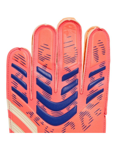 Rękawice bramkarskie adidas predator glove training biało-pomarańczowe jn5355