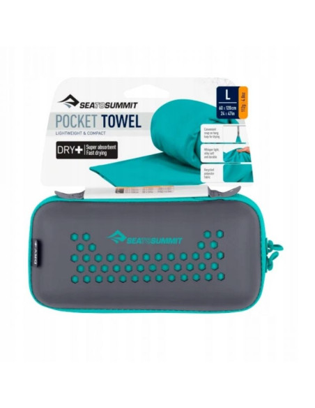 Ręcznik szybkoschnący tek towel large baltic (atttek/ba)