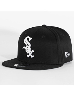 Czapka full-cap z daszkiem chicago new era sox modna czarna sportowa