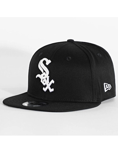 Czapka full-cap z daszkiem chicago new era sox modna czarna sportowa