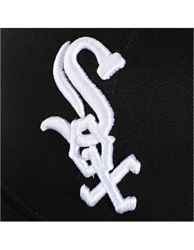 Czapka full-cap z daszkiem chicago new era sox modna czarna sportowa
