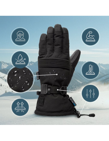 Rękawice zimowe meteor alpora s czarny