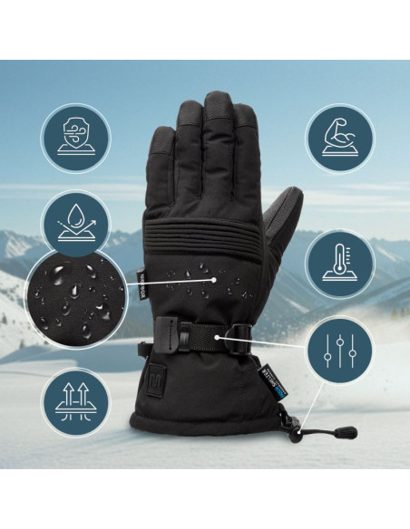 Rękawice zimowe meteor alpora l czarny