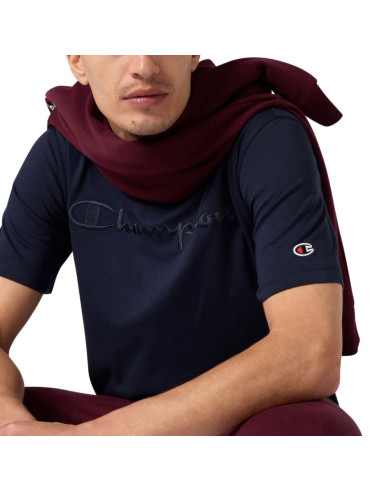 Koszulka męska champion ss tee granatowa 220273 bs501