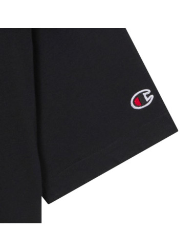 Koszulka męska champion ss tee czarna 220273 kk001