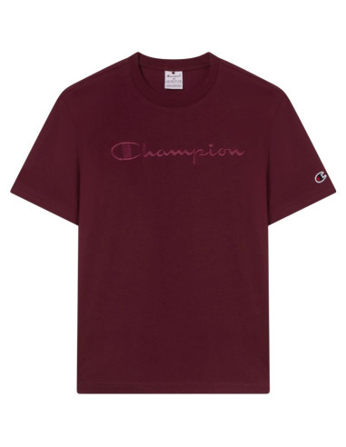 Koszulka męska champion ss tee bordowa 220273 rs522