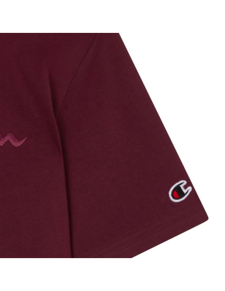 Koszulka męska champion ss tee bordowa 220273 rs522