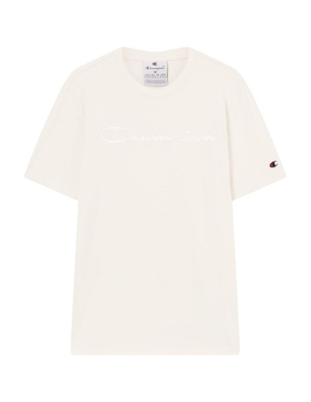 Koszulka męska champion ss tee kremowa 220273 ww056