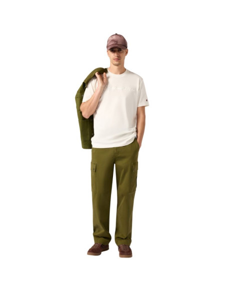 Koszulka męska champion ss tee kremowa 220273 ww056