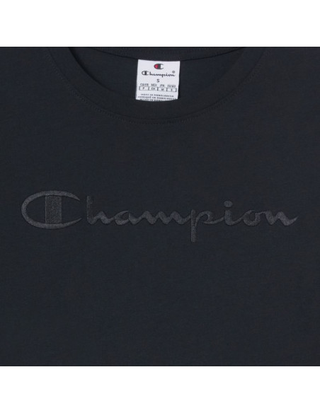 Koszulka damska champion ss tee czarna 118382 kk001