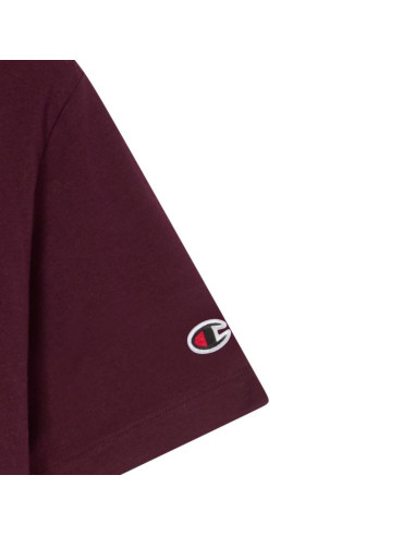 Koszulka damska champion ss tee bordowa 118382 rs522