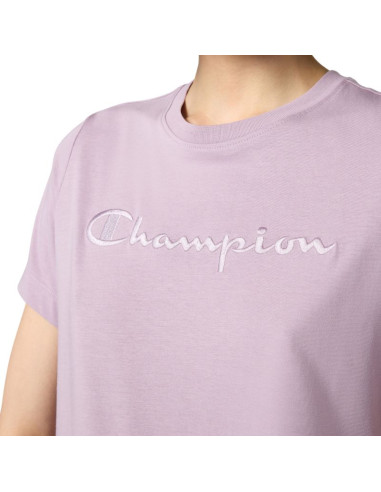 Koszulka damska champion ss tee różowa 118382 vs100
