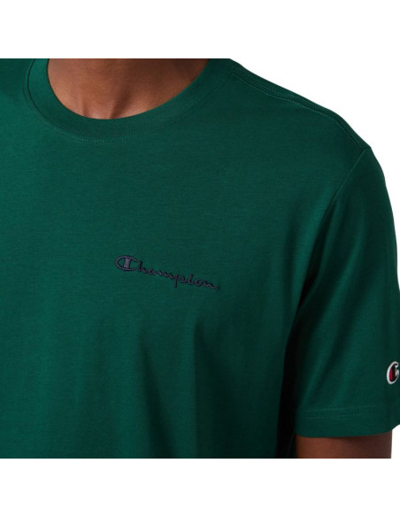 Koszulka męska champion ss tee zielona 221798 gs584