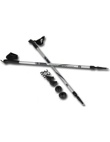 Kije nordic walking best sporting 2-sekwencje czarne