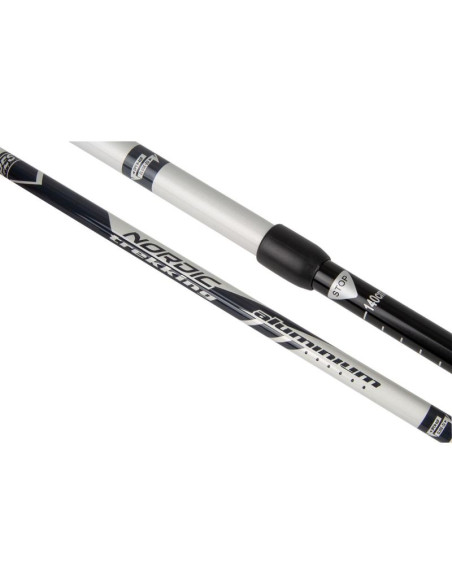 Kije nordic walking best sporting 2-sekwencje czarne