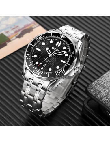 Zegarek męski skmei 9276sisibk + box