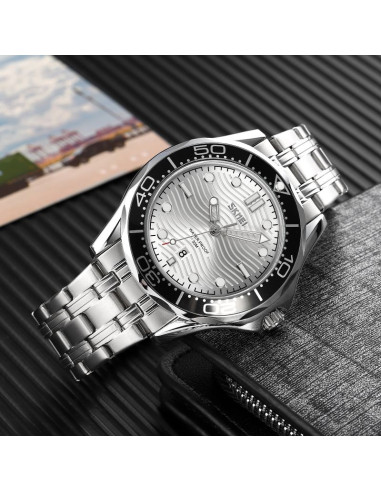 Zegarek męski skmei 9276ssisi + box