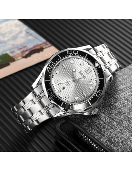 Zegarek męski skmei 9276ssisi + box