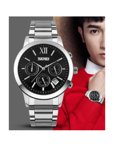 Zegarek męski skmei 9097bk + box