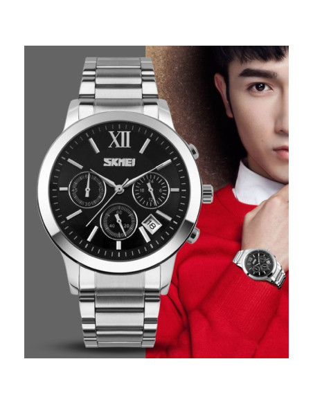 Zegarek męski skmei 9097bk + box