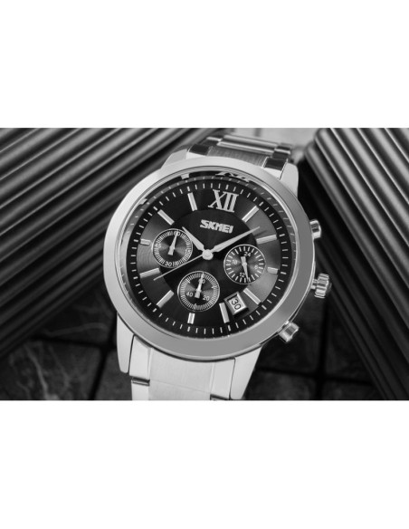 Zegarek męski skmei 9097bk + box