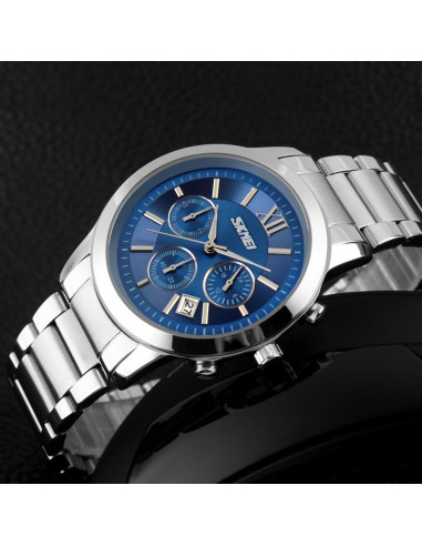 Zegarek męski skmei 9097bu + box