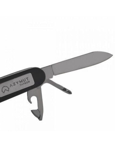 Scyzoryk azymut tatron - 25 narzędzi + kabura, 90mm czarny ( hk20017bl )