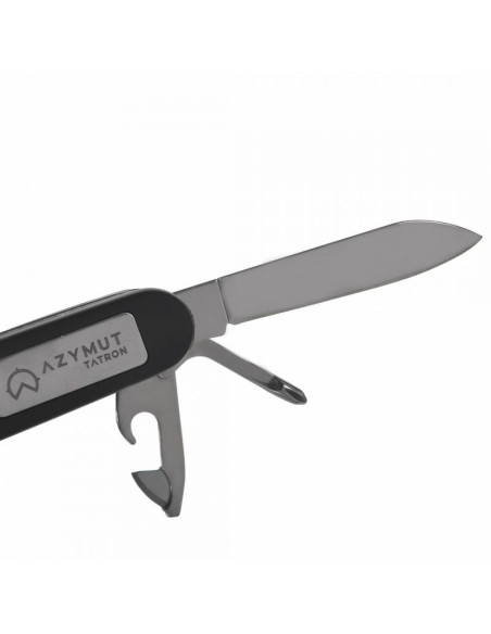 Scyzoryk azymut tatron - 25 narzędzi + kabura, 90mm czarny ( hk20017bl )