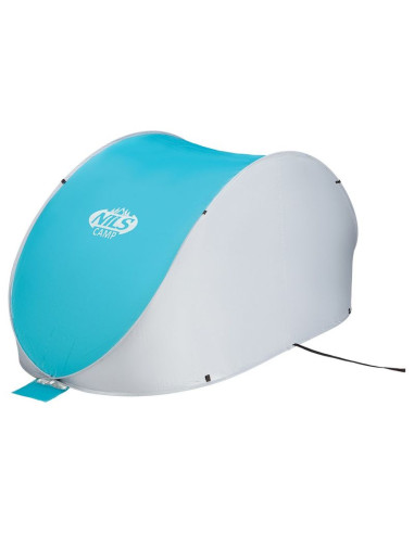 Namiot plażowy samorozkładający nils camp nc3174 turkusowo-szary