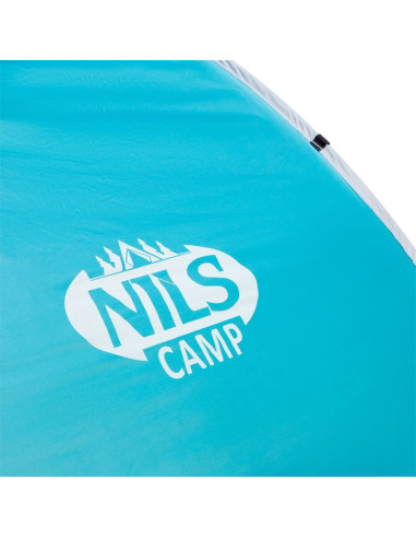 Namiot plażowy samorozkładający nils camp nc3174 turkusowo-szary