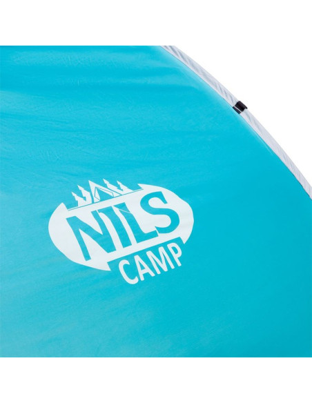 Namiot plażowy samorozkładający nils camp nc3174 turkusowo-szary