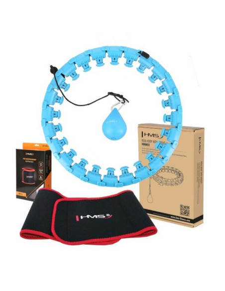 Hula hop hms hhw01 niebieski + br163 zestaw