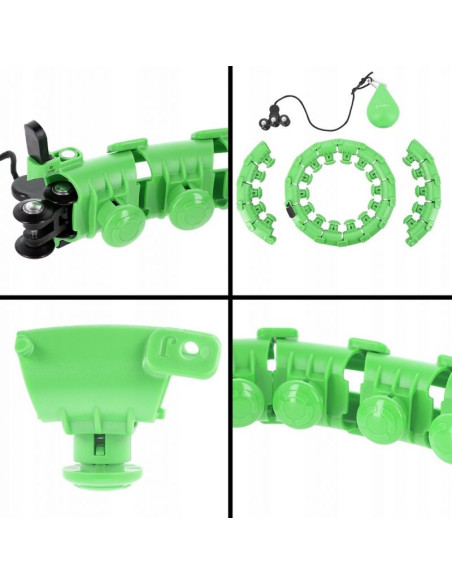 Hula hop hms hhw01 zielony + br163 zestaw