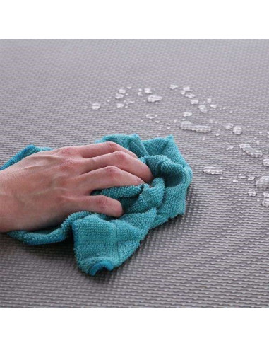 Mata puzzle multipack one fitness mp10 różowo-szare 9 elementów 10 mm