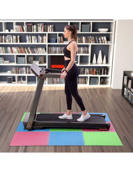 Mata puzzle multipack one fitness mp10 zielono-niebiesko-czerwone 9 elementów 10 mm