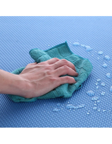 Mata puzzle multipack one fitness mp10 zielono-niebiesko-czerwone 9 elementów 10 mm