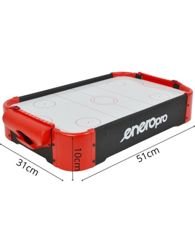 Gra cymbergaj air hockey na stół 51x31x10cm czarny enero pro