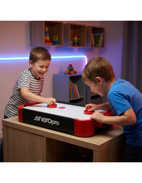 Gra cymbergaj air hockey na stół 51x31x10cm czarny enero pro