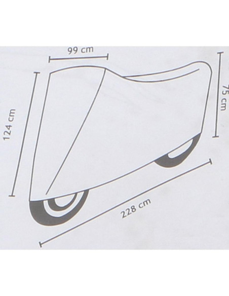 Pokrowiec na motor 228x124/75x99cm dunlop