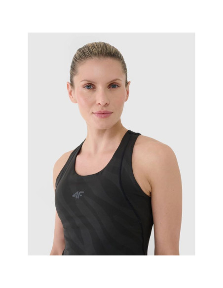 Crop top treningowy szybkoschnący damski 4f 4fwss25tfslf413-20s