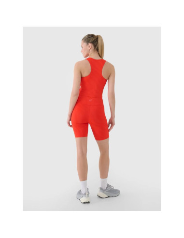 Crop top treningowy szybkoschnący damski 4f 4fwss25tfslf413-62s